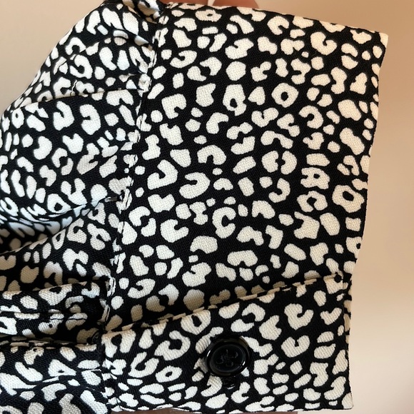 Suzy shier black and white long sleeve printed mini dress - Picture 5 of 5